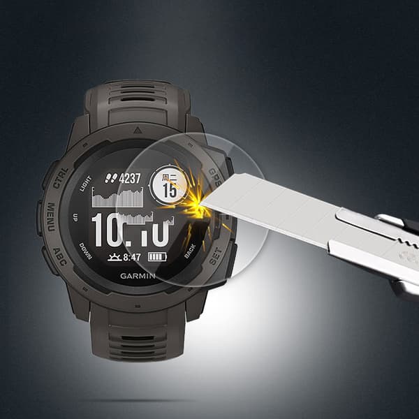 Garmin Instinct 2 Skärmskydd (2-Pack), Härdat Glas [EZ Fit]