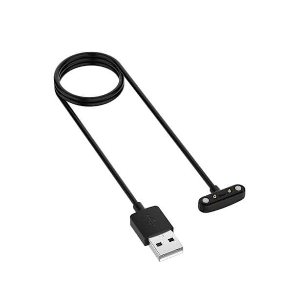 Smart Watch Oplader til Ares (A1908) - Sort, 100cm Kabel