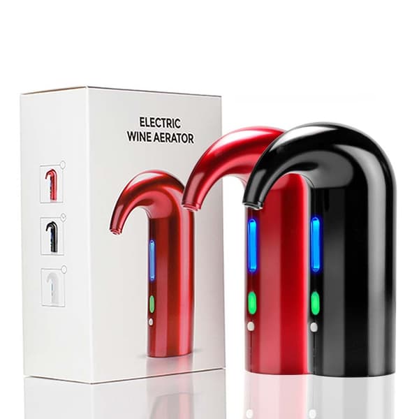 Elektrisk Vinluftare: Omedelbar Vindispenser med One-Touch-drift & USB-uppladdningsbar Red Red