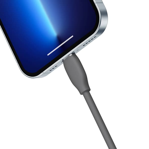 Baseus Jelly kabel USB till Lightning, 2,4A, 1,2m (svart)