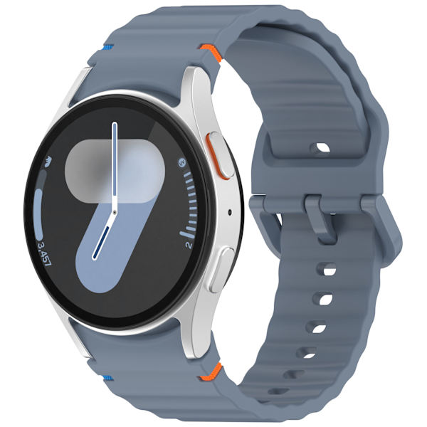 Klockarmband i Silikon för Samsung Watch 7 Blå