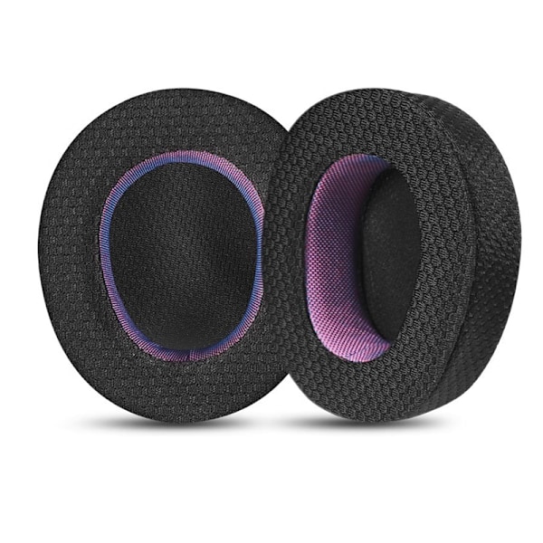 Utbytesöronkuddar för SteelSeries Arctis Nova Pro - Svart & Lila Trådbunden version