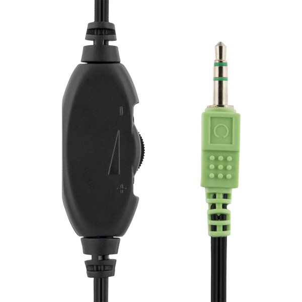 Headphones with volume control, 2.2m cable