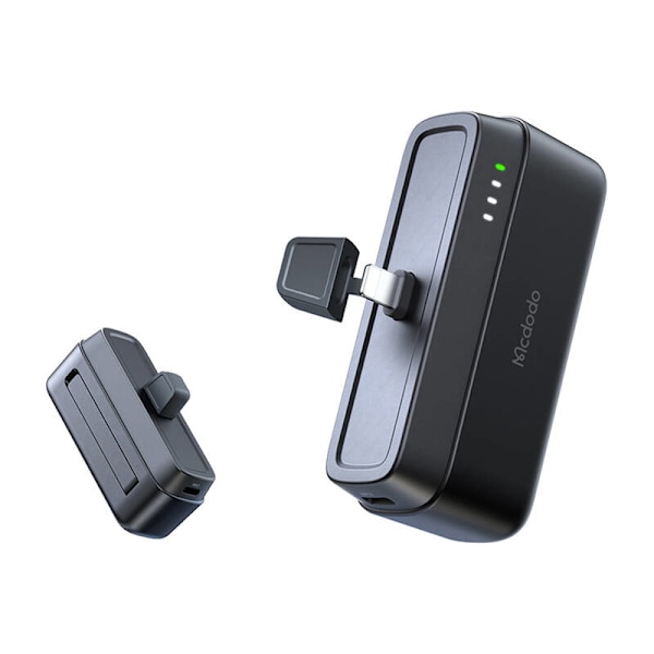 Mcdodo Power Bank MC-6281 20W, 5000mAh med Lightning-kontakt (svart)