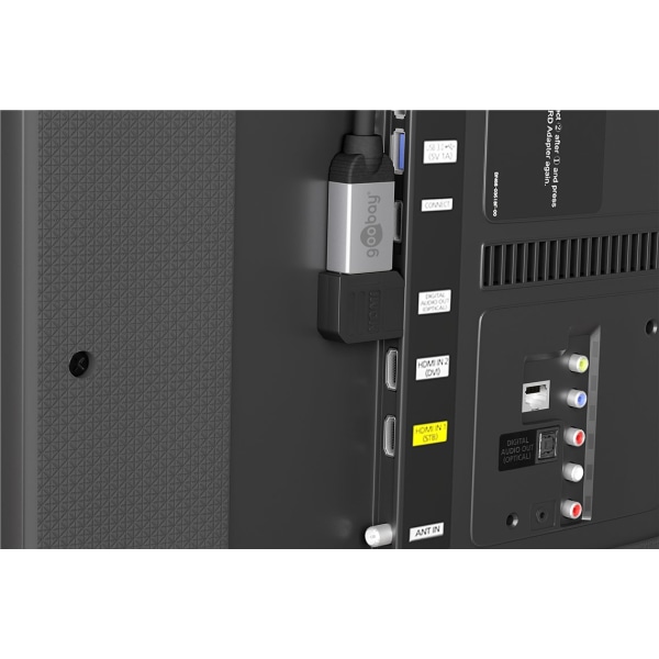 HDMI™-adapter, Guldpläterad (4K @ 60 Hz)