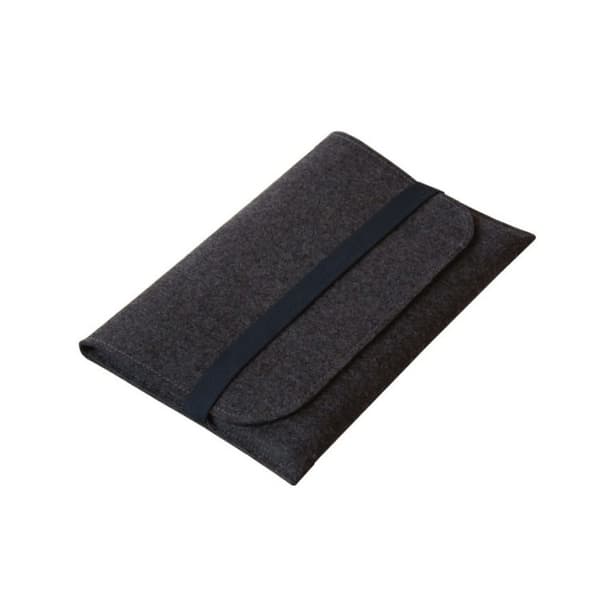 Stilfuld Mørkegrå Filt Tablet/Laptop Sleeve - 14 tommer
