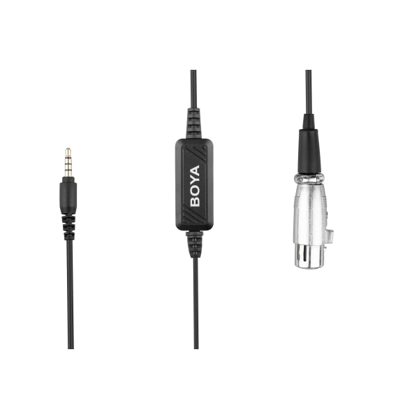 BOYA Mikrofonadapter 3.5mm - XLR BY-BCA6 Hane TRRS - Hona