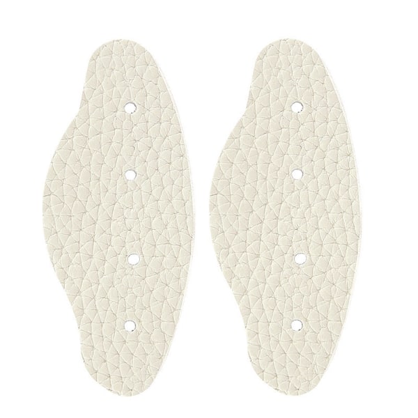 Hälfoder i läder (2 par) Beige