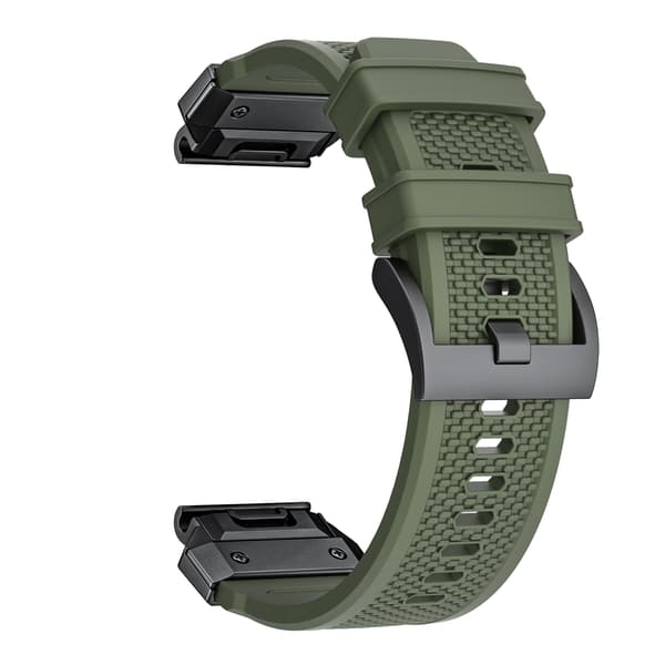 Garmin Fenix 22mm -kellon ranneke DarkGreen DarkGreen