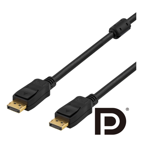 PRME DisplayPort cable, Ultra HD @60Hz, 21.6 Gb/s, 3m, black