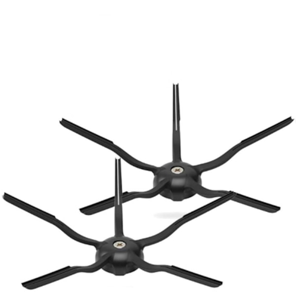 Sivuharja 2 kpl Musta  Xiaomi Roborock S5/S6/T6/E2/E35