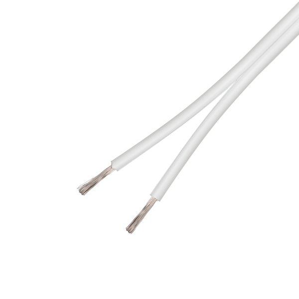 Speaker cable 2x1,5mm2, 50m, OFC pure copper, white