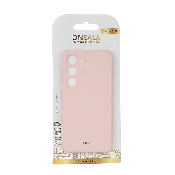 Mobilskal Silikon Chalk Pink - Samsung S23 5G