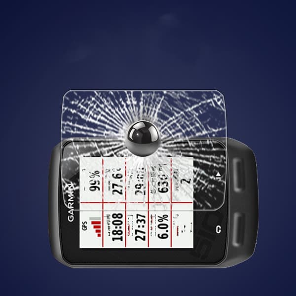 Skärmskydd för Garmin Edge 530/830, 2-pack Transparent Transparent