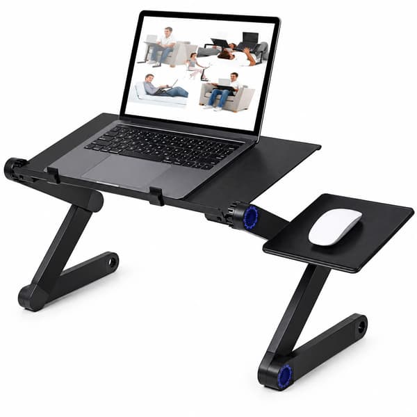 Smart justerbart laptopbord 17 tommer sort