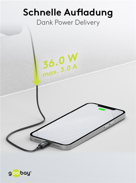 USB-C™ PD dubbel snabbladdare (36 W) svart