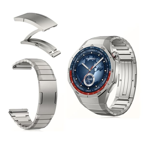 Titanium armbånd til Huawei Watch GT 5 Pro 46mm Titanium Titanium