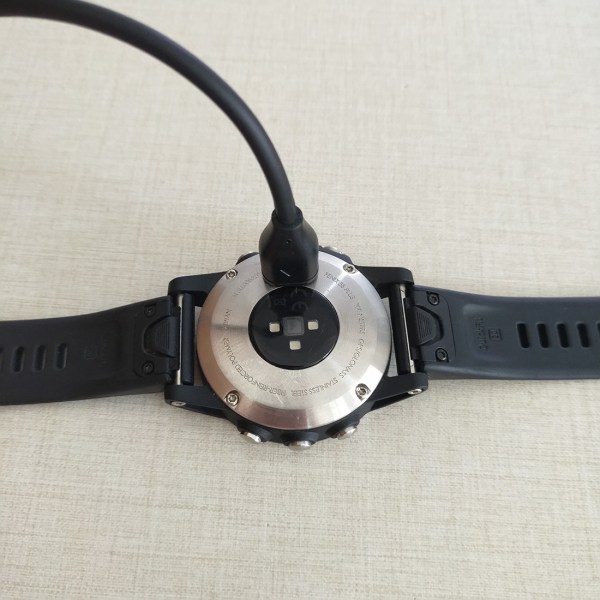 USB-C Smartwatch ladekabel Garmin Fenix 5 / 5X / 5S / 6 / 6X / 6S Sort