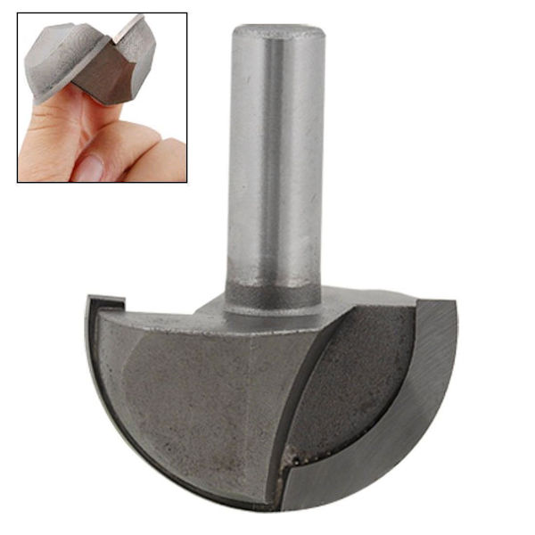 1/4" varren pyöreäkärkinen jyrsimen terä – halkaisija 25,4 mm