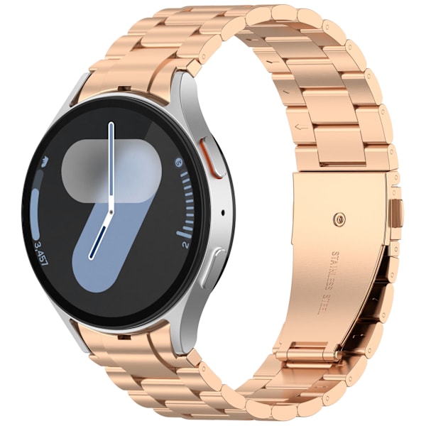 Snyggt armband i rostfritt stål för Samsung Galaxy Watch 7/FE Svart