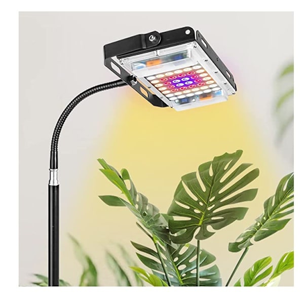 Clamp-On Plant Light med på/av-brytare Svart