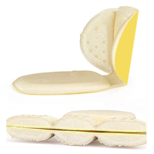 Half Size Pad Kenkä Liukumaton Mat Heel Grips Heel Protective Pad Beige