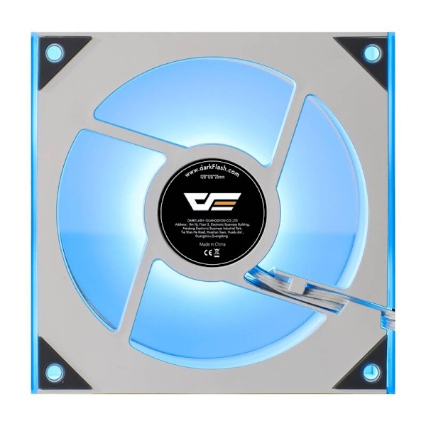 Darkflash DM8 ARGB køleventilator (hvid)