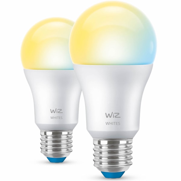 WiFi Smart LED E27 60W 806lm Varm-kallvit 2-pack