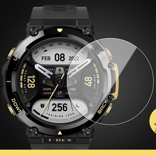 Amazfit T-Rex 2 -näytönsuoja [sinistä valoa suodattava] karkaistu lasi pakkauksella (2 kpl)