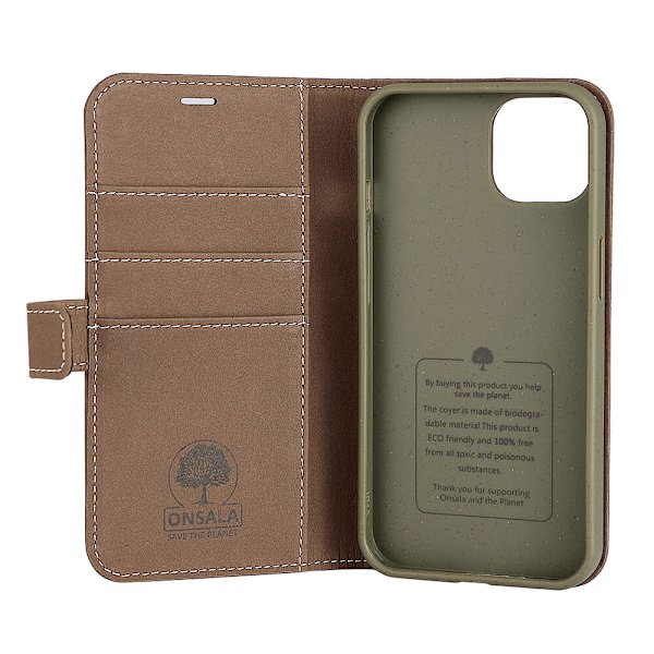 Mobilfodral Eco Brun - iPhone 13