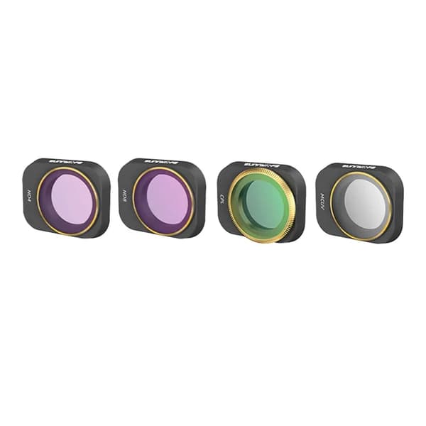 4 kpl UV+CPL+ND4+ND8 Sunnylife -suodinsetti DJI Mini 3 Prolle (MM3-FI418)