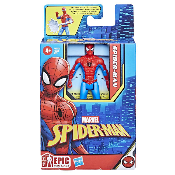 Spider-Man 4 Inch Figure Spider-Man Klassisk Röd Blå