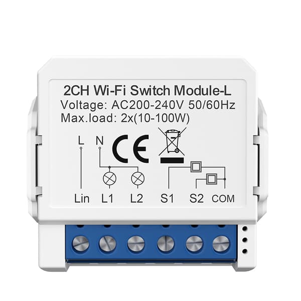 Smart WiFi Single Wire Switch - Styr dine lys nemt