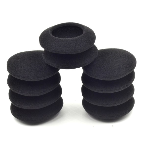 5 par öronkuddar för in-ear hörlurar Svart 35mm