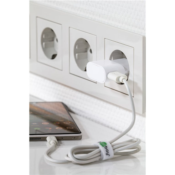 USB-A-laddare (5 W) vit