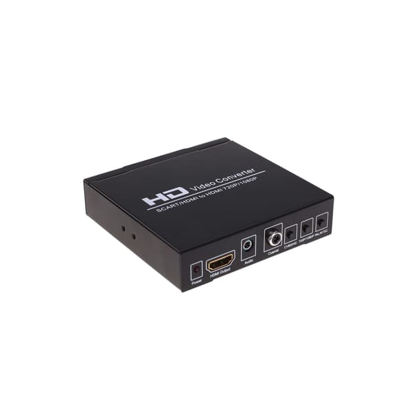 SCART+HDMI - HDMI HD Muunnin ja Switch Musta