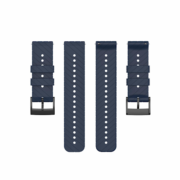 Suunto 7/9/9 Baro/D5 armbånd silikone Sort