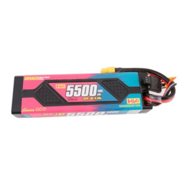 Gens ace Advanced 5500mAh 7,6V 100C 2S1P HardCase Lipo batteripakke med XT60