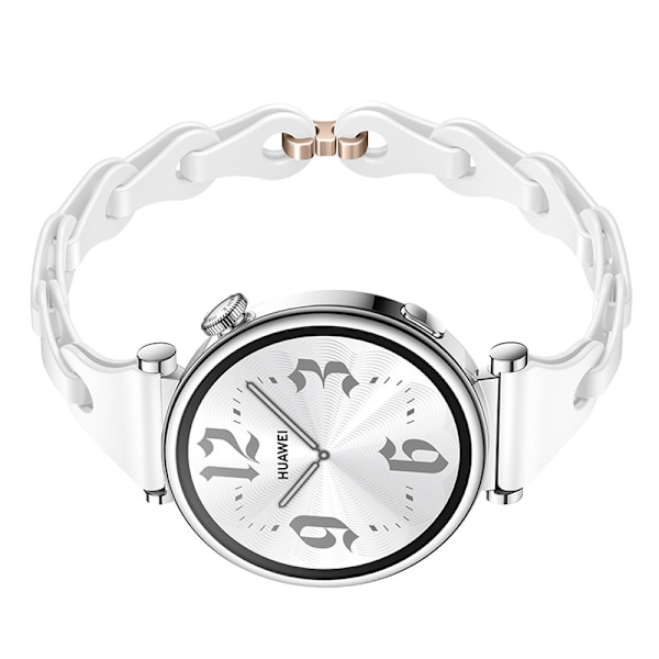 Silikonarmband för Huawei GT5/4 - 18mm Vit