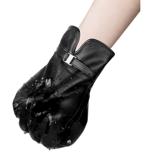 Dame Vinterhandsker i Fåreskind - Touchscreen & Varm Black S Black S