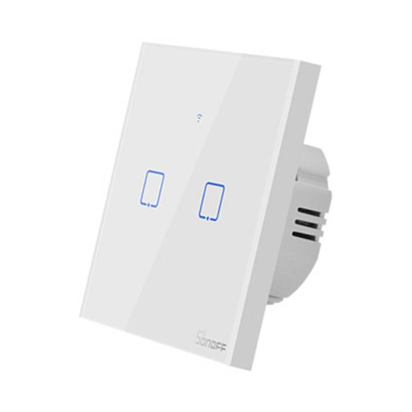 Smart Switch WiFi + RF 433 Sonoff T1 EU TX (2-kanals)