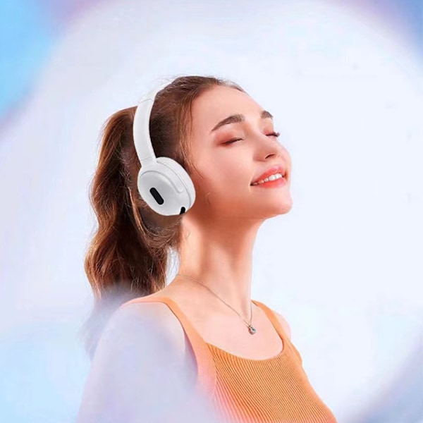 INF Langattomat stereokuulokkeet, joissa Bluetooth 5.3 ja erittäin pitkä akunkesto Valkoinen