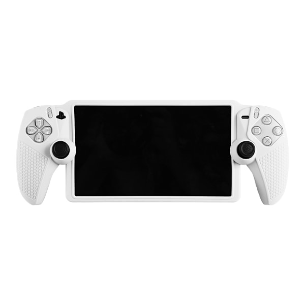 Suojakotelo Sony PlayStation Portal -konsolille, silikoni, valkoinen