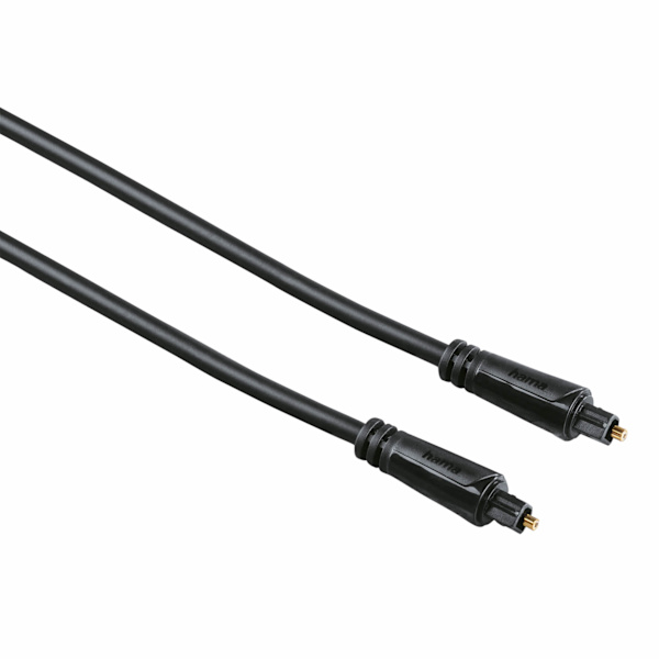 Kabel Audio Optisk Guld Svart 3m