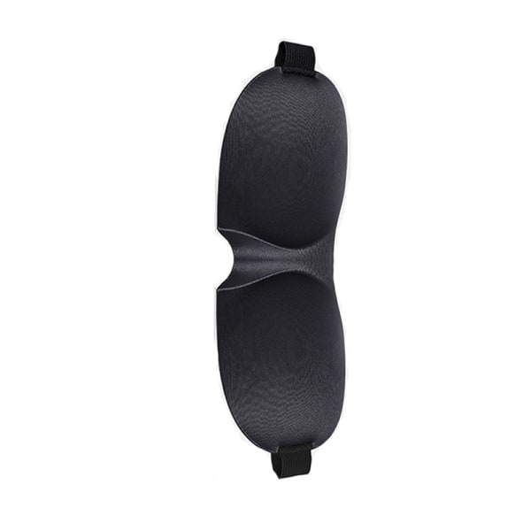 3D Sleep Eye Eye Mask matkoille ja kotiin Musta
