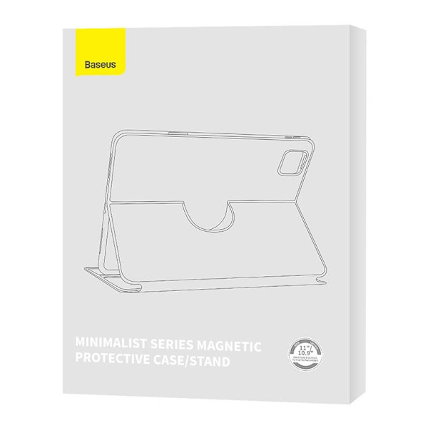 Baseus Minimalist Series IPad PRO 11"/Pad Air4/Air5 10.9" Magnetiskt skyddsfodral (ljusgrå)
