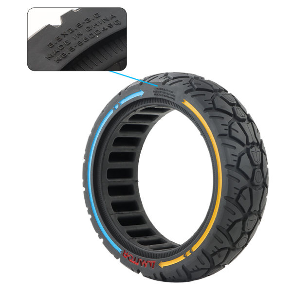 INF 8,5x2,5-3,0 Massivt Offroad Däck (56 spår)