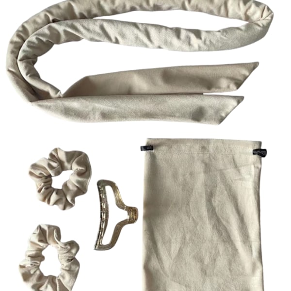 Sleep Styler Set för värmefria lockar Beige