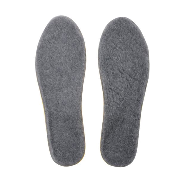 Uld indlægssåler til mænd og kvinder Grey XXL Grey XXL