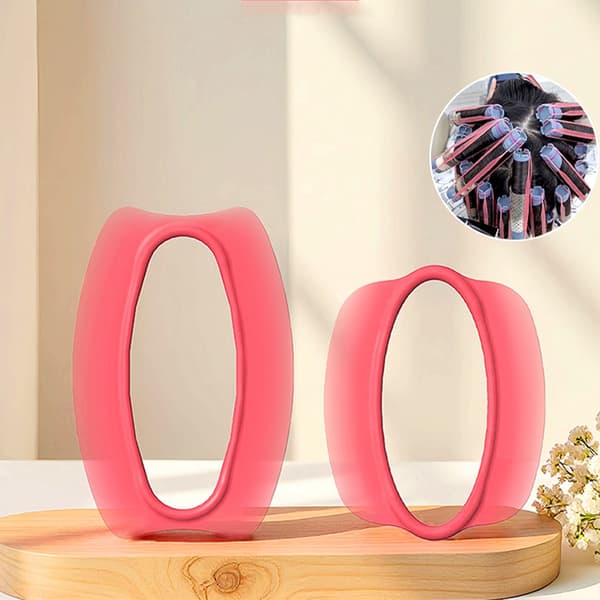 Värmepermanent Hårgummiband: Silikon, Högtemperaturbeständigt, Inga Veck M M